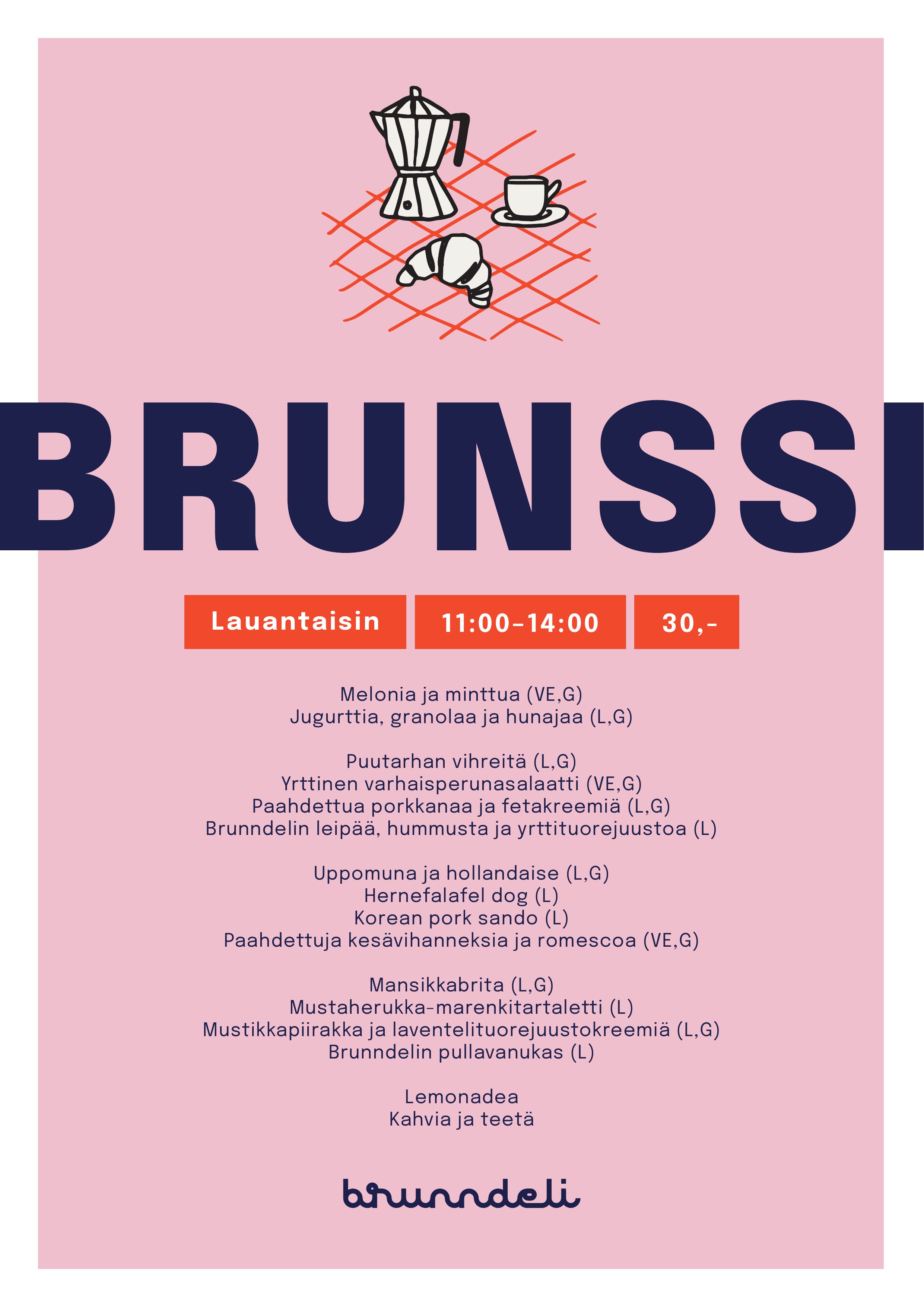 Lauantai, Brunssi, Turku, Jokiranta